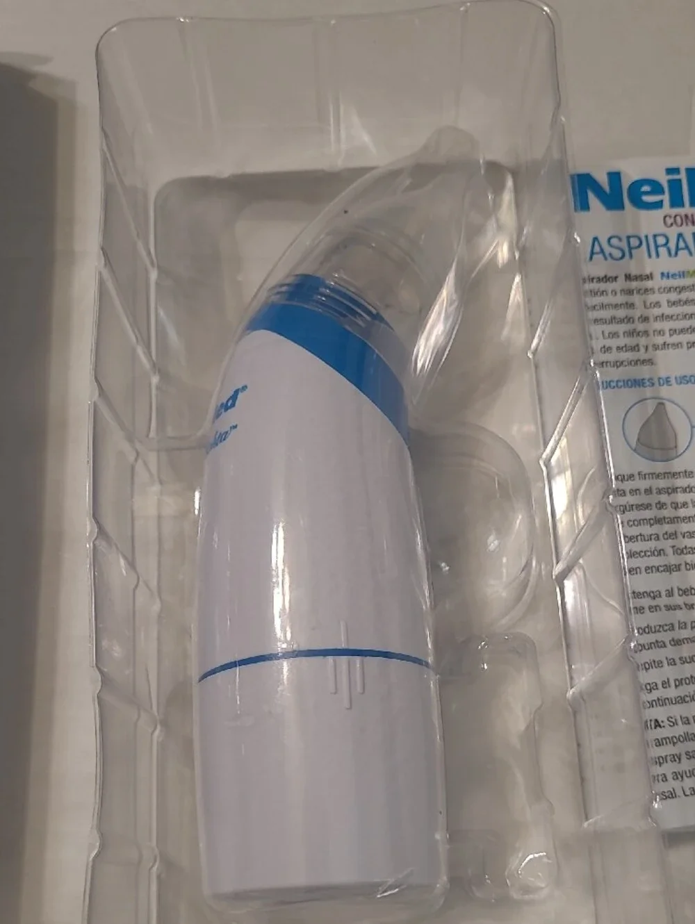 NeilMed Blue Battery-Operated Nasal Aspirator for Kids